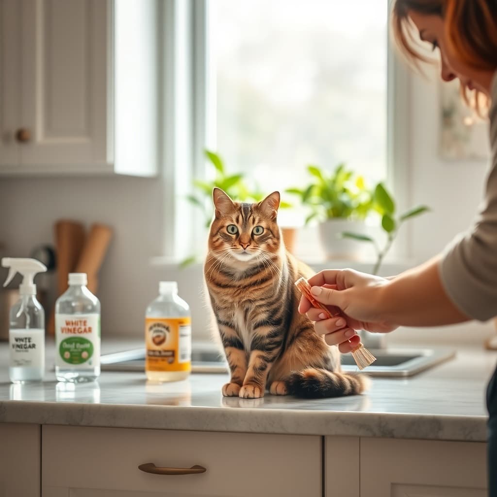 Sichere natürliche Desinfektionsmittel für Katzenhaushalte