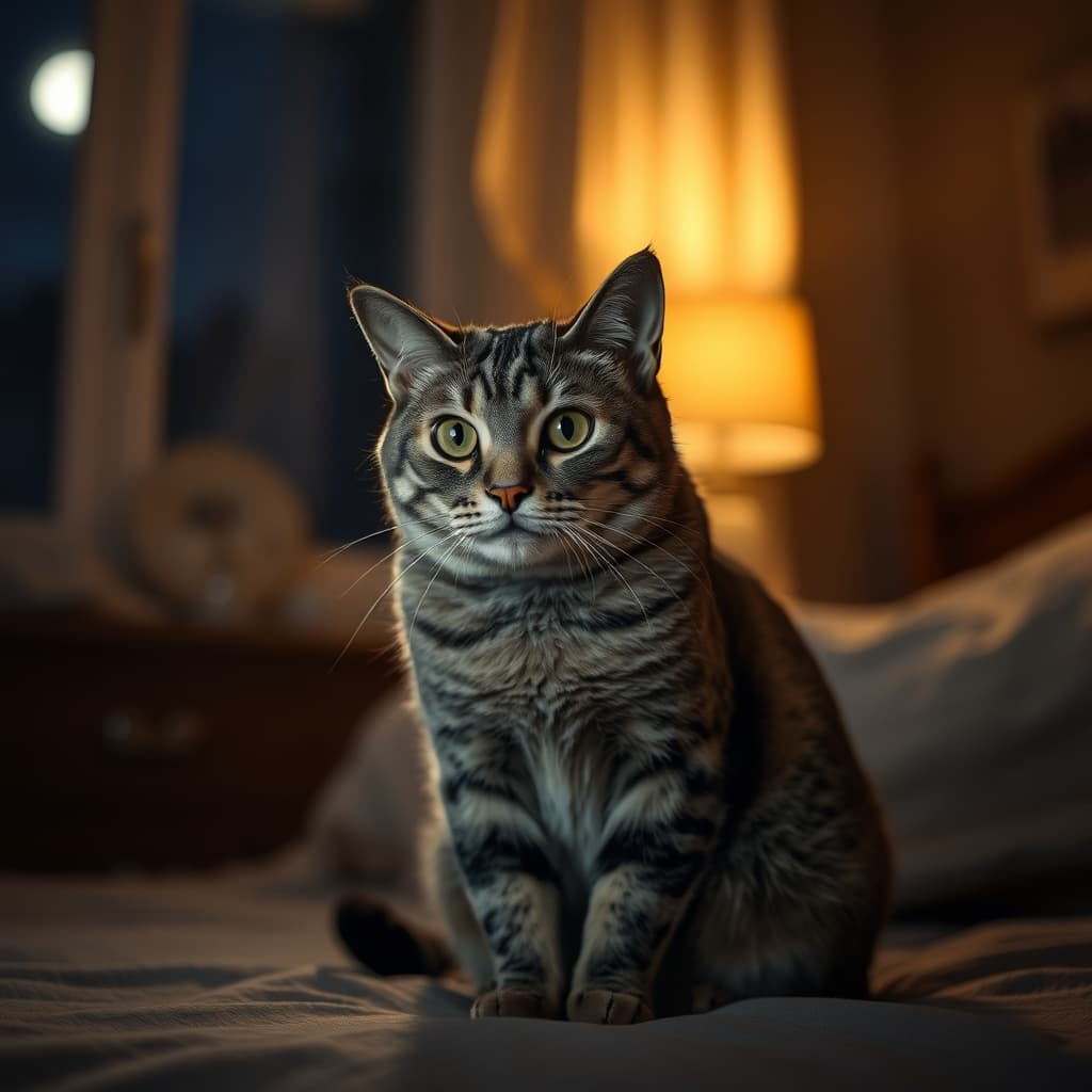 Warum ältere Katzen nachts aktiv werden: Kognitive Dysfunktion erklärt